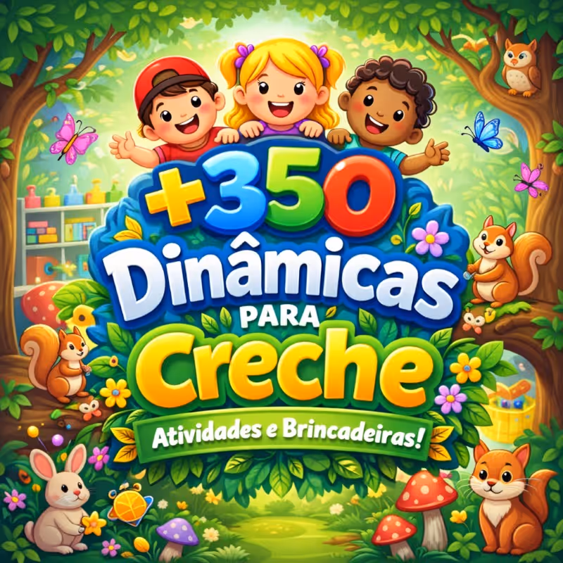 +350 Dinâmicas para Creche - Pacote Premium